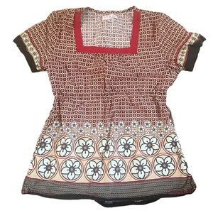 Koi square back scrub top